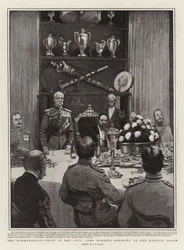 Il comandante in capo in città, Lord Roberts che parla alla Mansion House